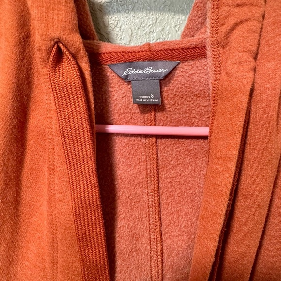 Eddie Bauer Vibrant Orange Cardigan - Picture 2 of 3